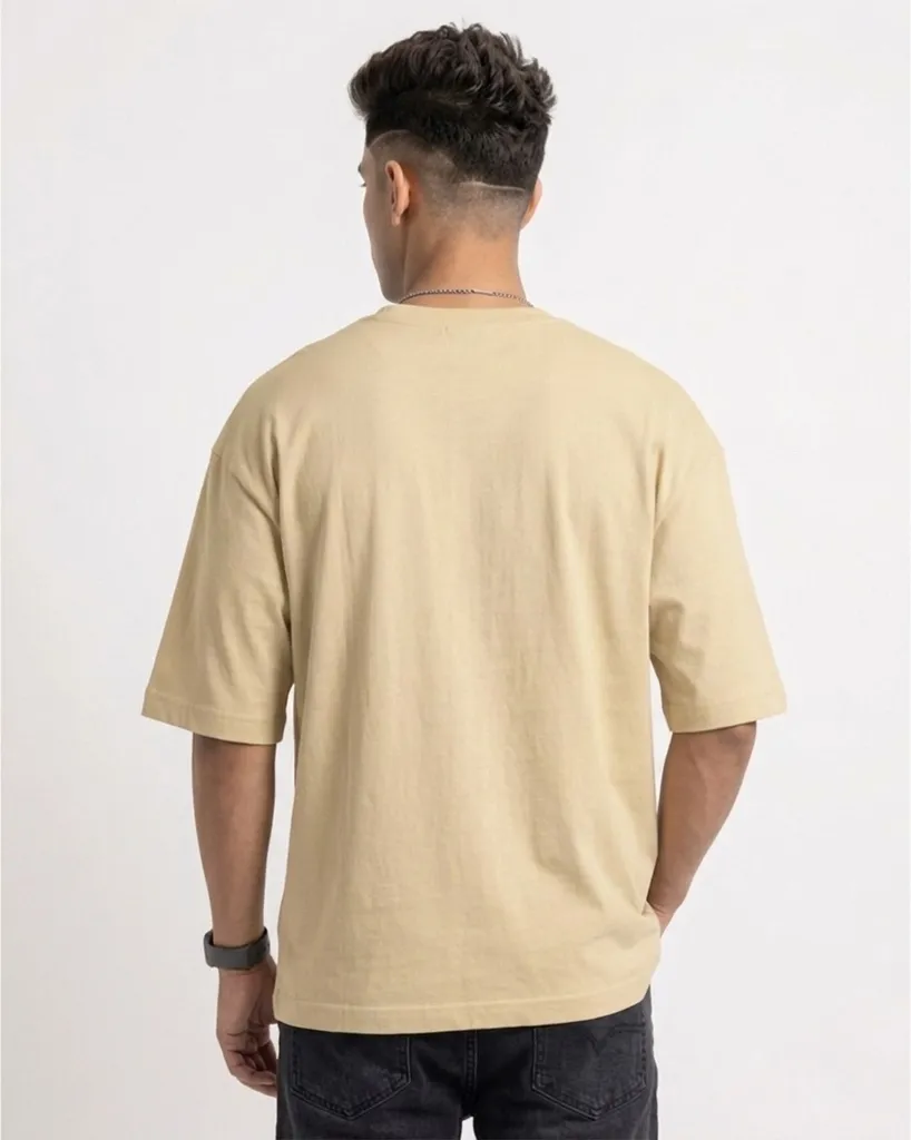 Beige-Oversized-T-Shirt---Hip-Hop-(180-GSM)-backside.webp