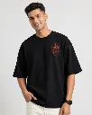 Skull-knife-with-vintage-Black--Oversized-T-shirt-front.webp