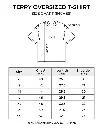 Men's Terry Oversized T-shirt Size Chart.webp