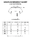Men's Oversized T-shirt Size Chart QI 240 GSM.webp