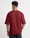 Maroon-Oversized-T-Shirt---Hip-Hop-(180-GSM)-back.webp