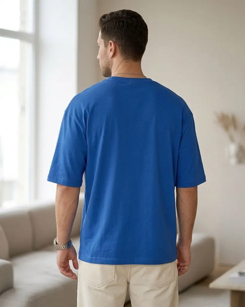 Royal-Blue--Men's==Oversized---Tshirt--.webp