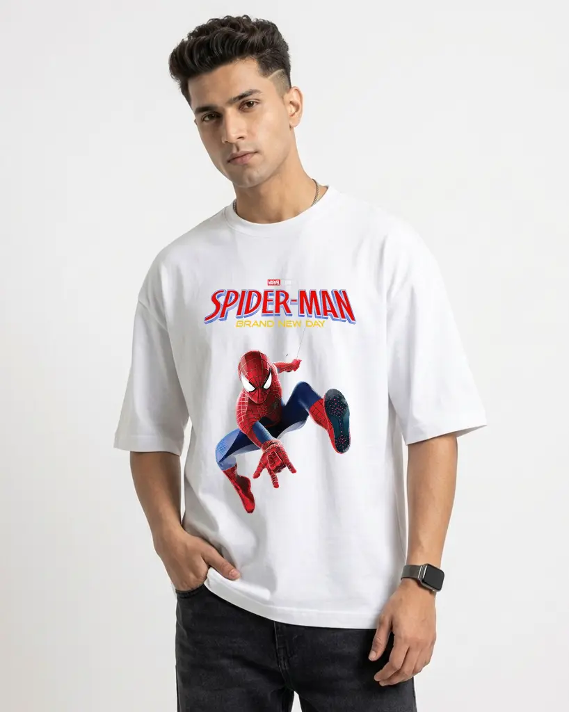 Spider-Man-Action-White Oversized-T-shirt-220 (1).webp