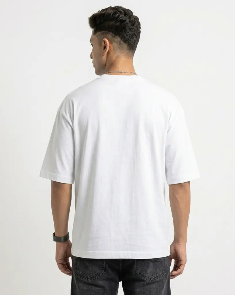 Unisex-Terry-Oversized-Tee---white-260GSM-backside.webp