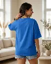 Royal-Blue-Women's-Oversized-T-Shirt-220-GSM-Back.webp