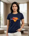 Super-Girl-Navy-Blue-T-shirt-Roundneck-women.webp