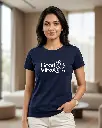 Navy-blue-Round-neck-Green-Whimsical-Sun-Good-Vibes-T-Shirt.webp
