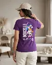 Borcelle-Women's-Round-Neck-T-shirt-purple-front-back.webp