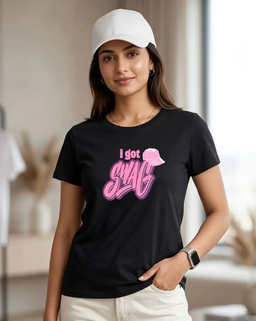I-got-swag--Women's-Round-Neck-T-shirt-black-pg.webp