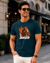 Round Neck T-Shirt Men's Biker Graphic Printed