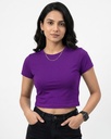 Purple Crop Top Women’s